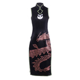 Halloweez Tao Jun Black Cheongsam Cosplay Costume - Halloweez